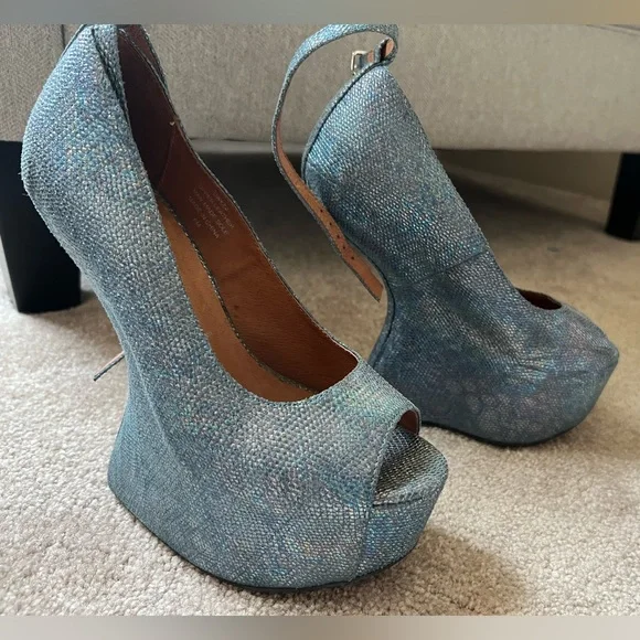 Jeffrey campbell shop iridescent shoes